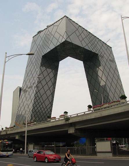 בניין מטה הטלוויזיה המרכזית של סין (צילום: Iamdavidtheking)